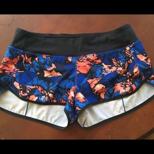 Lululemon Speed Shorts H2O